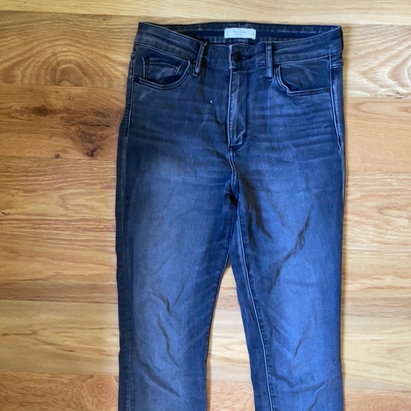 Dark gray washed jeans - Picture 1 of 4